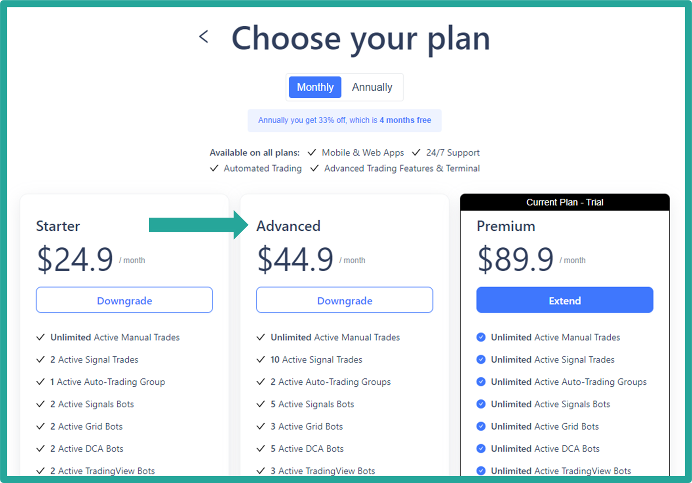 Cornix Subscription