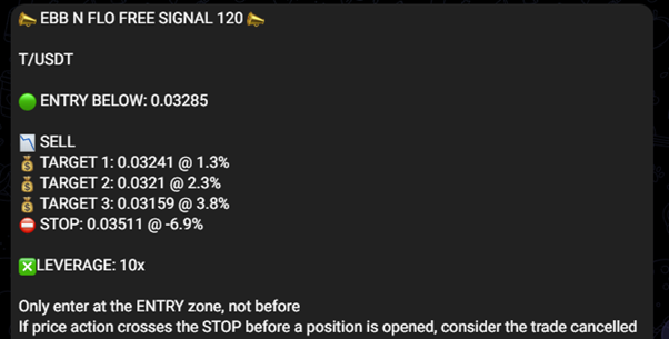 Free Signal Example